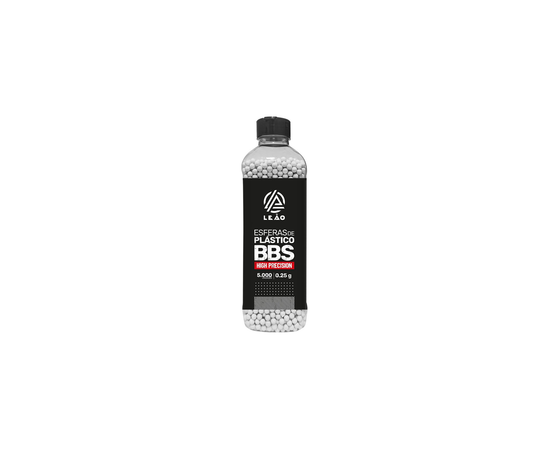Esfera Airsoft BBs Leao 0,25g 6,0mm Pacote com 5000un