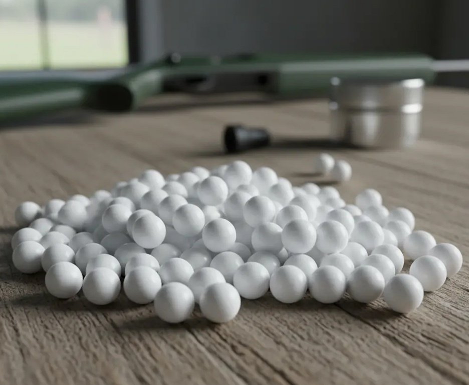 Esfera Airsoft BBs Leao 0,25g 6,0mm Pote C/ 5000un