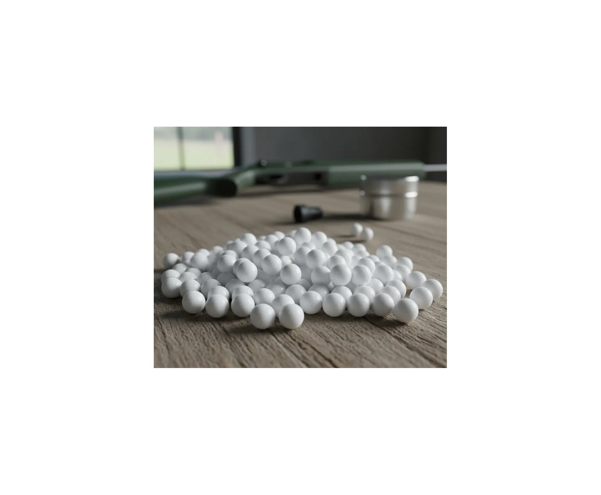 Esfera Airsoft BBs Leao 0,25g 6,0mm Pote C/ 5000un