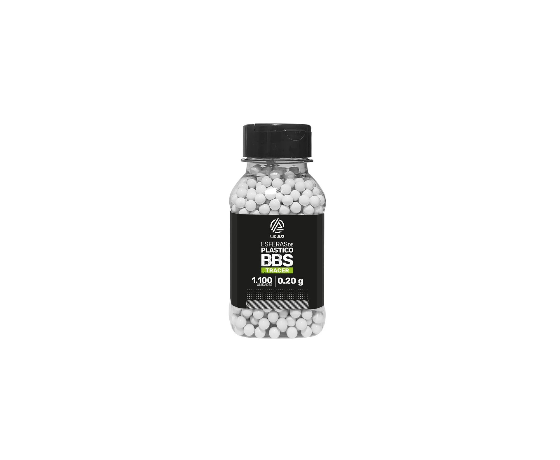 Esfera Airsoft BBs Leao 0,32g 6,0mm Pacote com 1100un Tracer