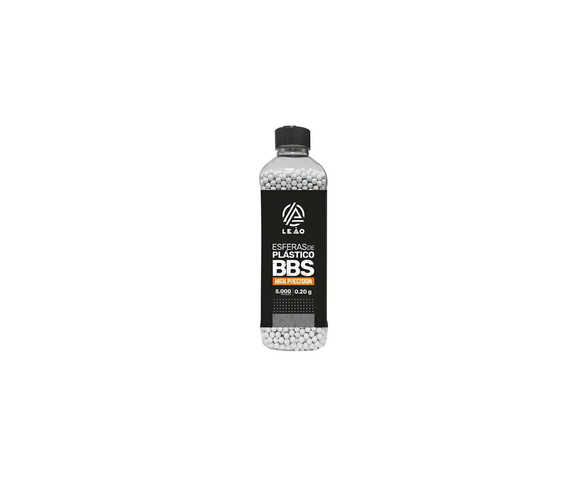 Esfera Airsoft BBs Leao 0,20g 6,0mm Pote C/ 5000un