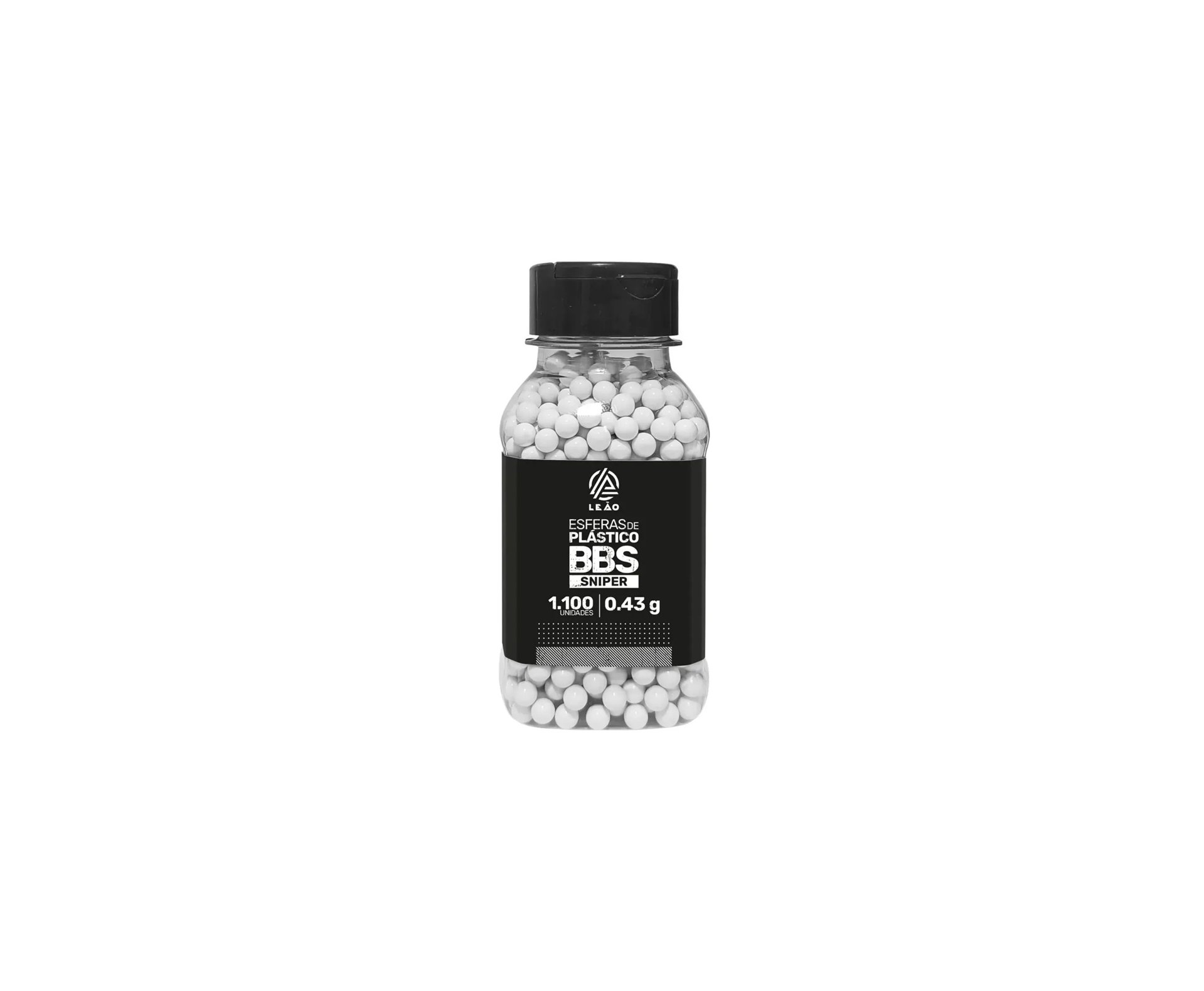 Esfera Airsoft BBs Leao 0,43g 6,0mm Pacote com 1100un