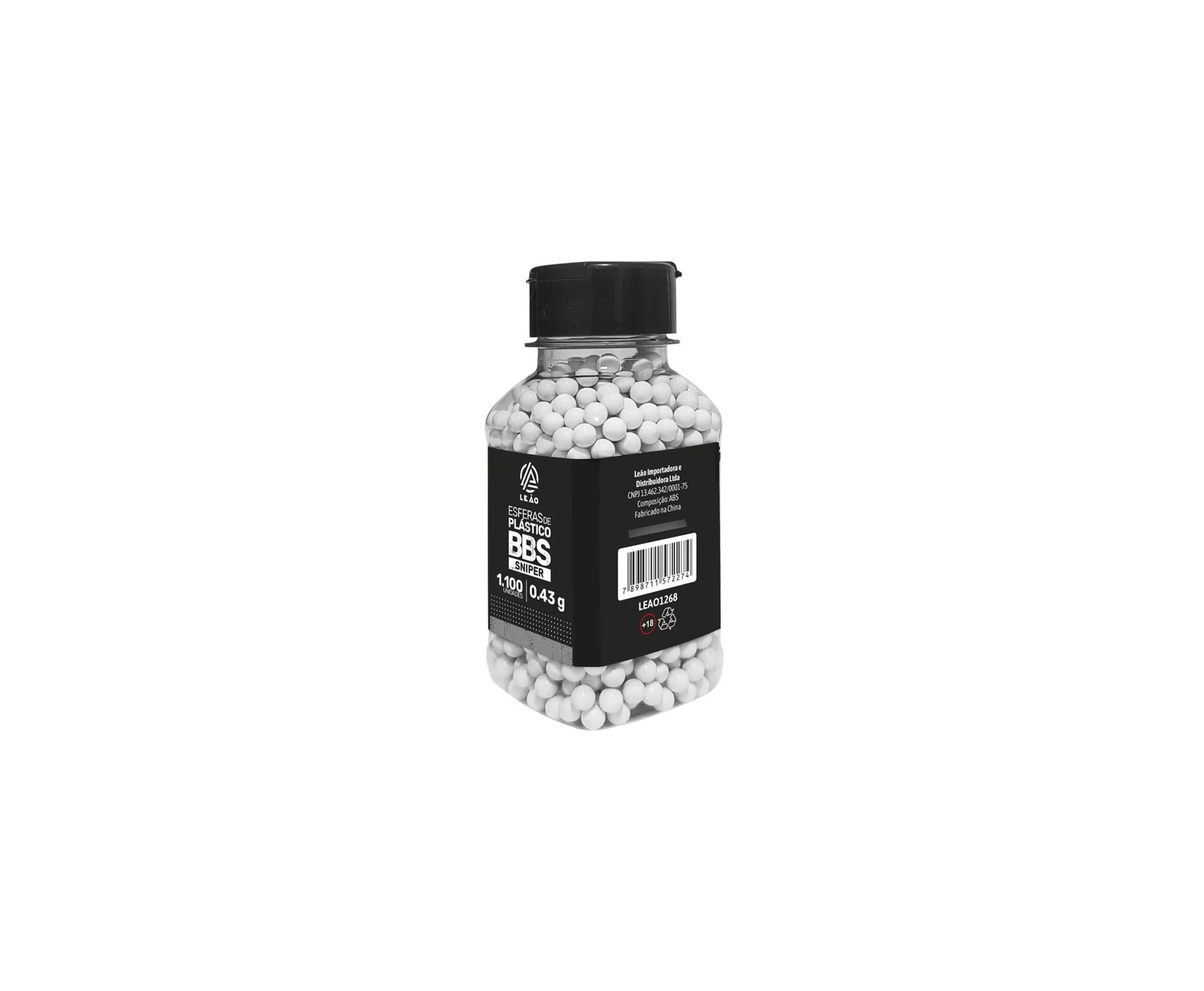 Esfera Airsoft BBs Leao 0,43g 6,0mm Pacote com 1100un