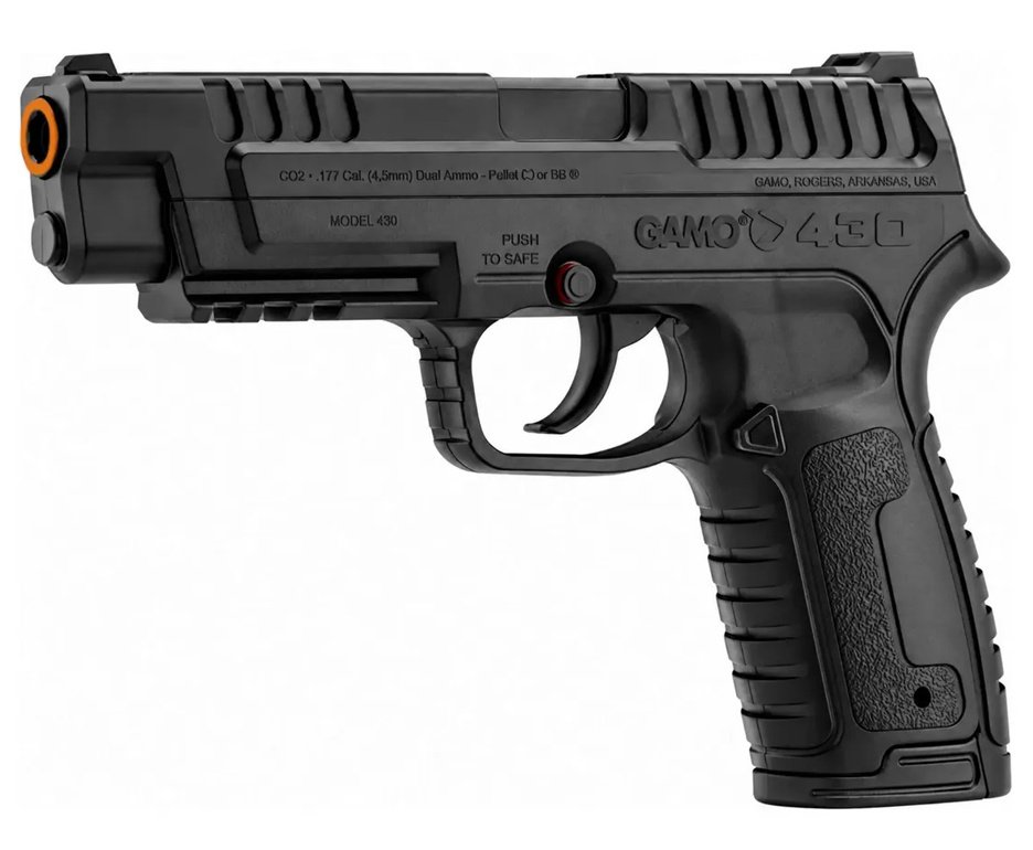 Pistola de Cilindro 12g Gamo P-430 Dual Fuel 4,5mm/BB