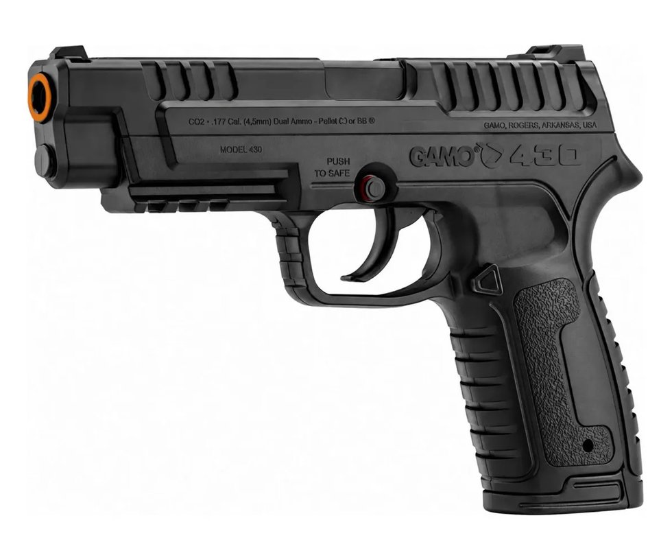 Pistola de Cilindro 12g Gamo P-430 Dual Fuel 4,5mm/BB