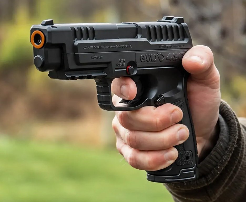 Pistola de Cilindro 12g Gamo P-430 Dual Fuel 4,5mm/BB