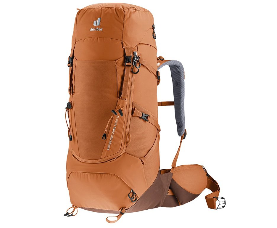 Mochila Deuter para Trekking Aircontact Core 35+10 SL Laranja