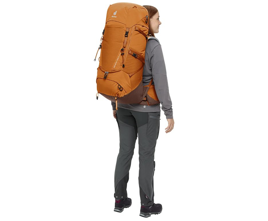 Mochila Deuter para Trekking Aircontact Core 35+10 SL Laranja