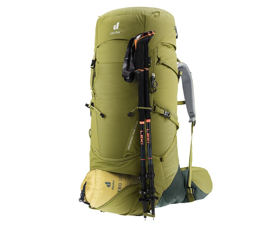 Mochila para Trekking Deuter Aircontact Core 50+10 - Verde