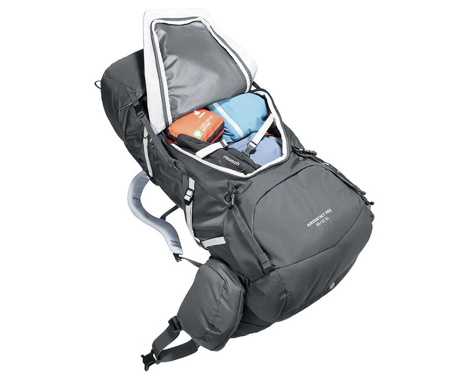 Mochila Deuter para Trekking Aircontact Pro 65+10 SL - Cinza