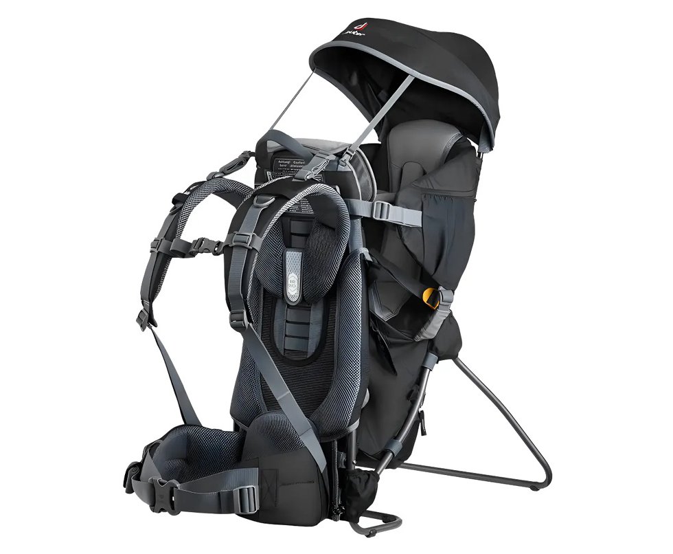 Mochila Deuter de Transporte para Bebê Kid Comfort I Set - Preto