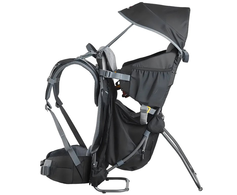 Mochila Deuter de Transporte para Bebê Kid Comfort I Set - Preto