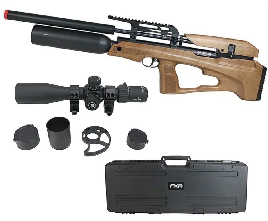 Carabina de Pressão PCP P35X-B Evolution HC 5,5mm Artemis - FXR + Luneta Discovery HT 4-16X40SF FFP + Case FXR
