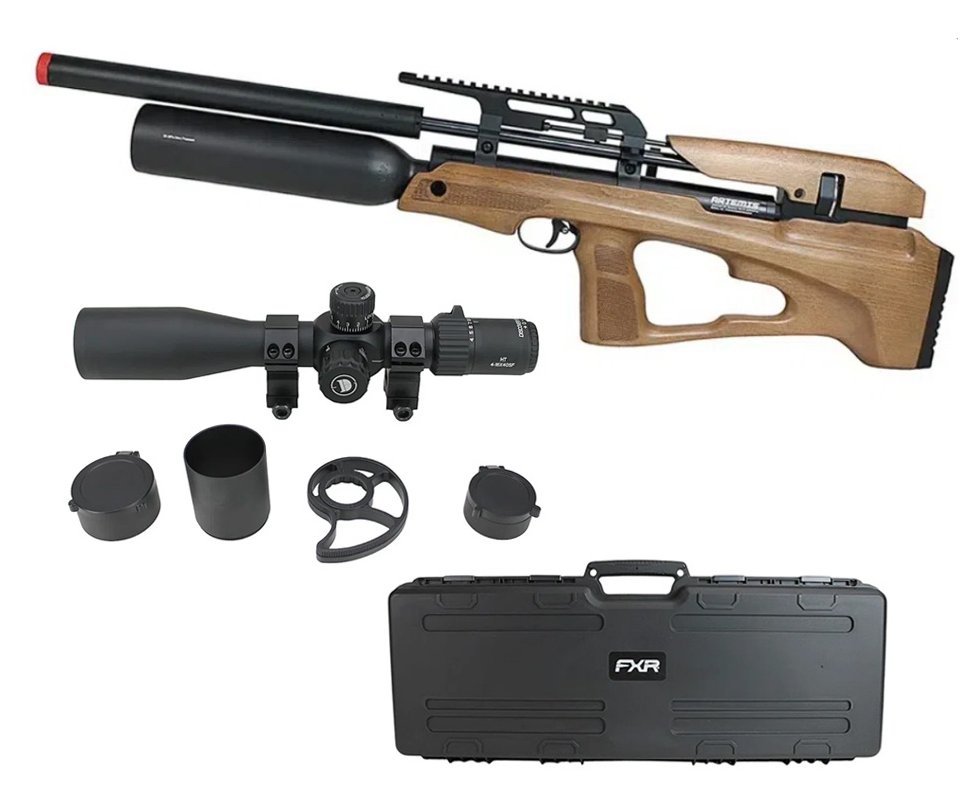 Carabina de Pressão PCP P35X-B Evolution HC 5,5mm Artemis - FXR + Luneta Discovery HT 4-16X40SF FFP + Case FXR