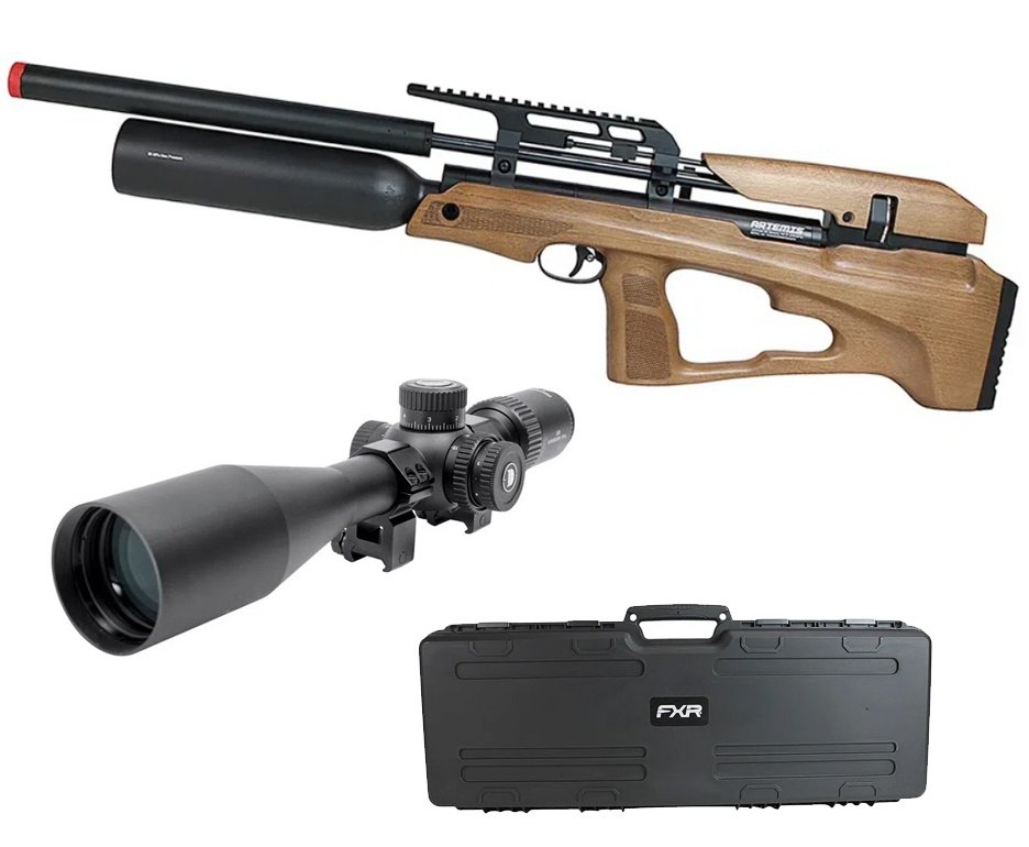 Carabina de Pressão PCP P35X-B Evolution HC 5,5mm Artemis - FXR + Luneta 6-24x50 FFP + Case FXR