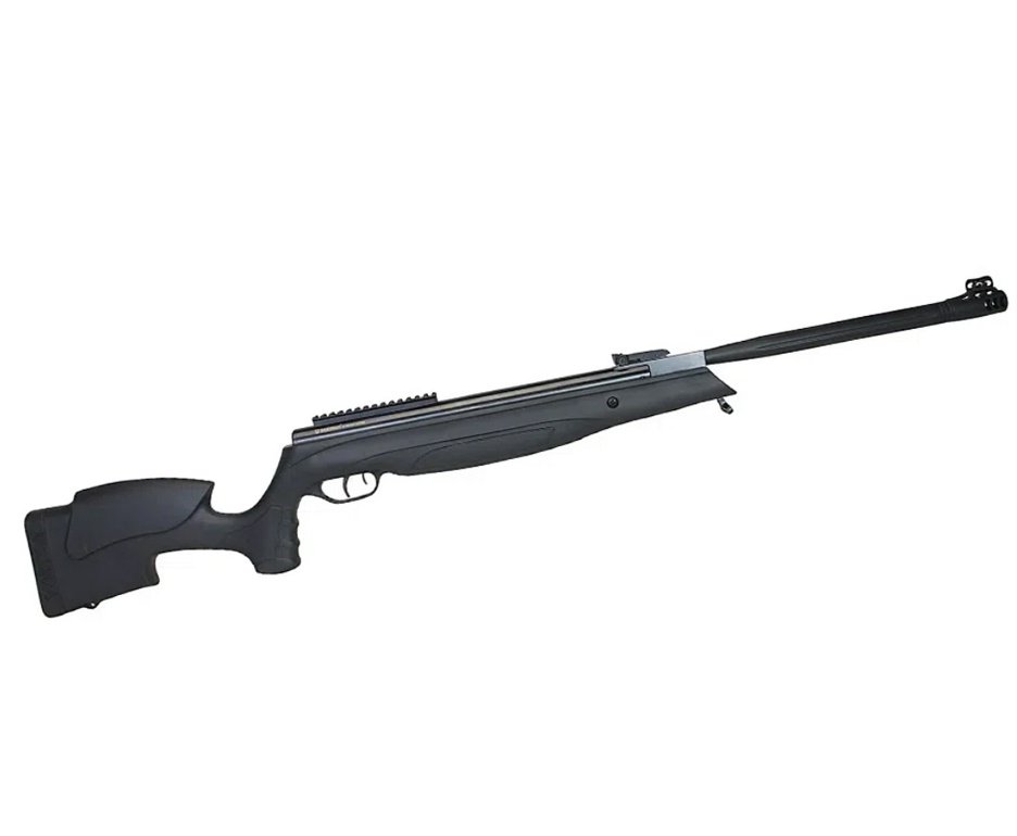 Carabina de Pressão Beeman Viper 1135 Extreme Gas Ram Nitro 80kg Polimero 5,5mm - Rossi + Capa + Luneta 4x32 + Chumbo + Alvos + Kit de Limpeza + Desengripante / Anticorrosivo