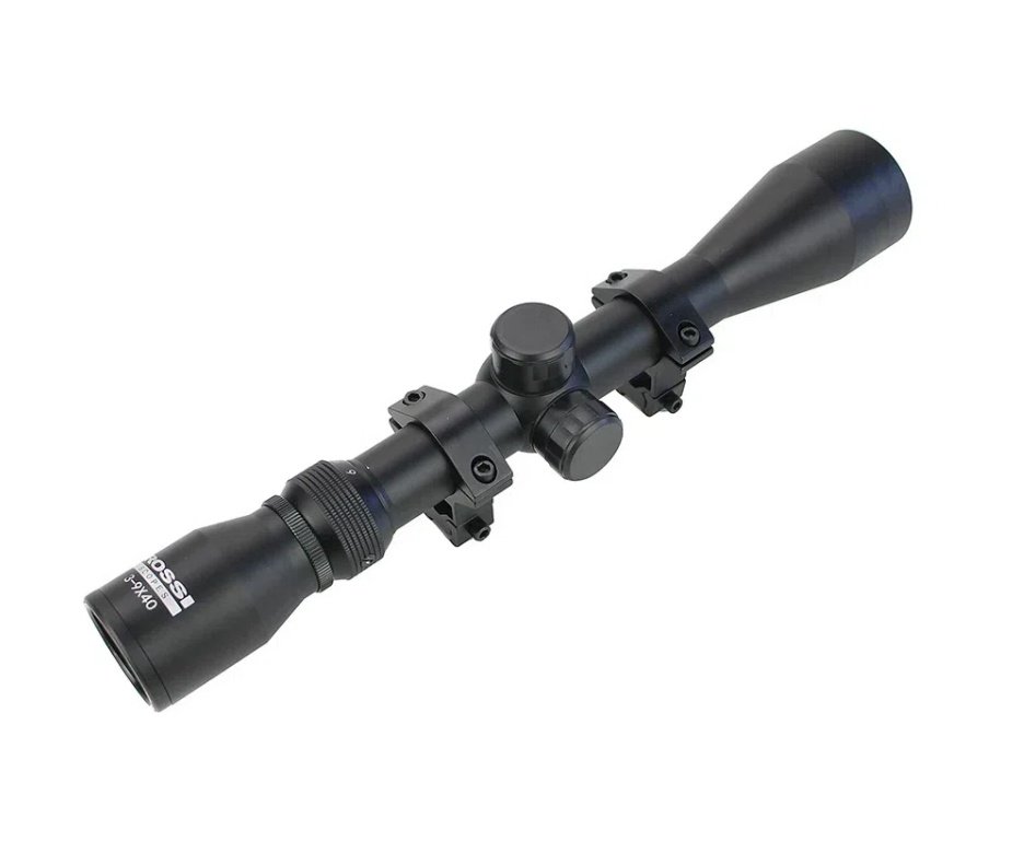 Carabina de Pressão Beeman PCP 1320 Polimero 6,35mm - Rossi + Bomba + Capa + Luneta 3-9x40 + Chumbos
