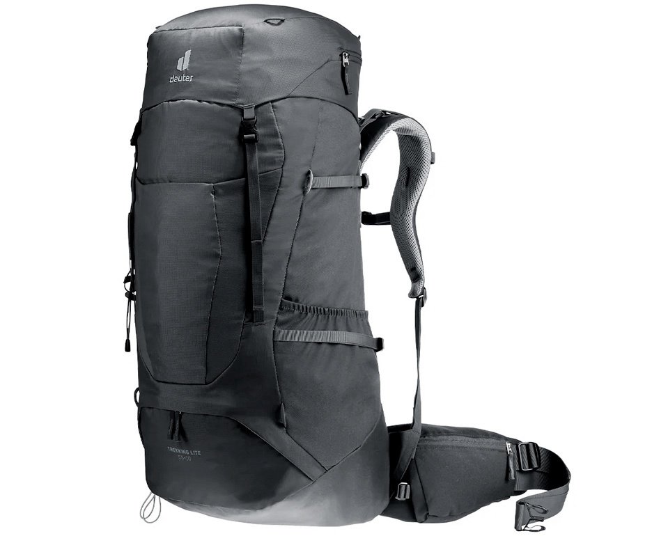 Mochila Deuter Trekking Lite 55 + 10 - Preto