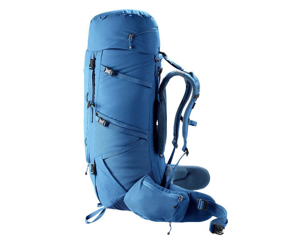 Mochila Aircontact Core 60+10 Azul Claro