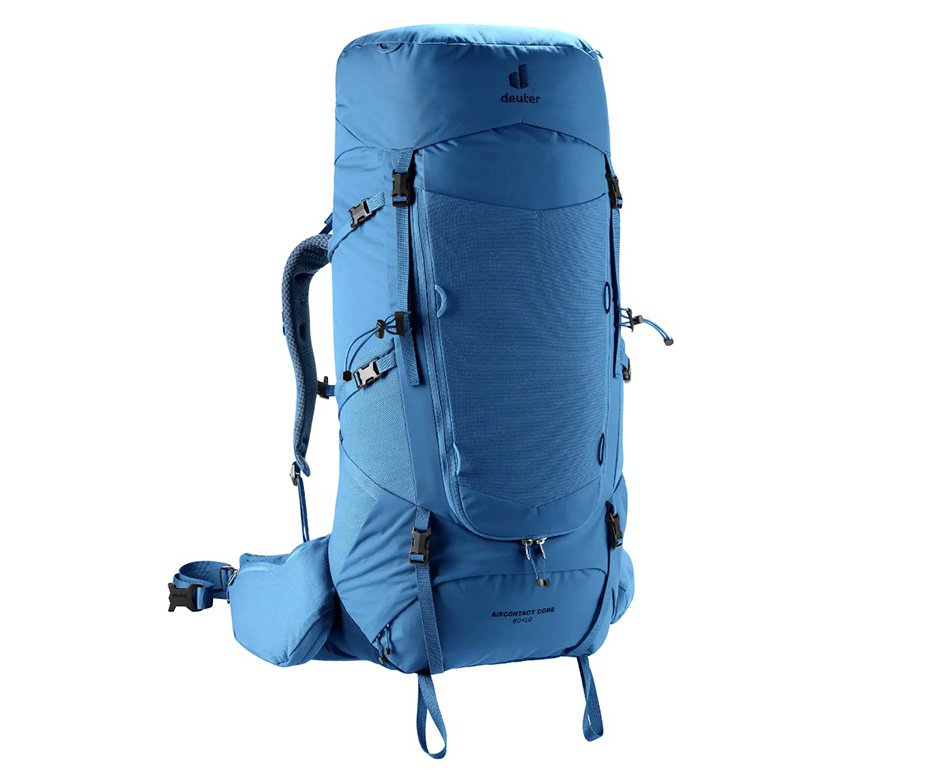 Mochila Aircontact Core 60+10 Azul Claro