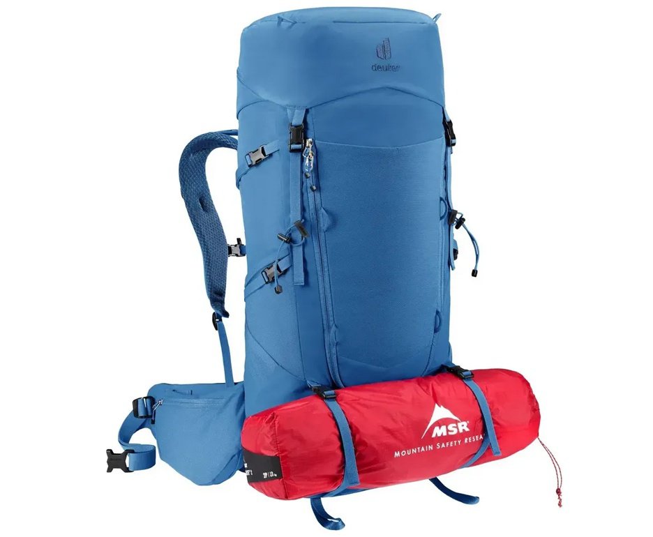 Mochila Deuter Aircontact Core 50+10 Azul Claro