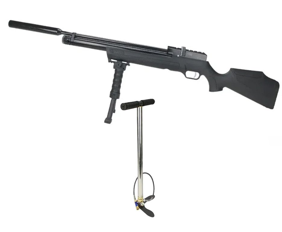Carabina de Pressão PCP ESP 4550H 4.5mm EKOL Voltran + Bomba
