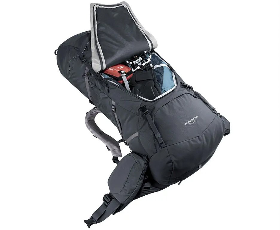 Mochila Deuter Aircontact Pro 85+10 - Preto