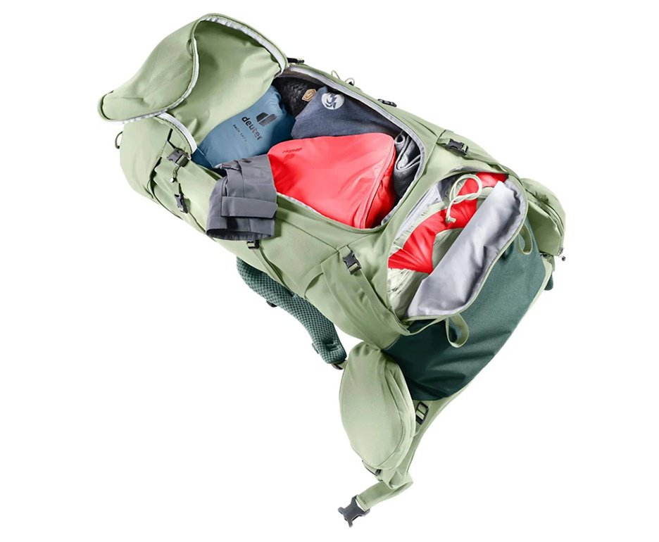 Mochila Deuter Aircontact Core 55+10 SL 2026 - Verde
