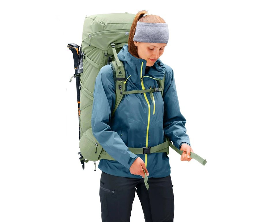 Mochila Deuter Aircontact Core 55+10 SL 2026 - Verde