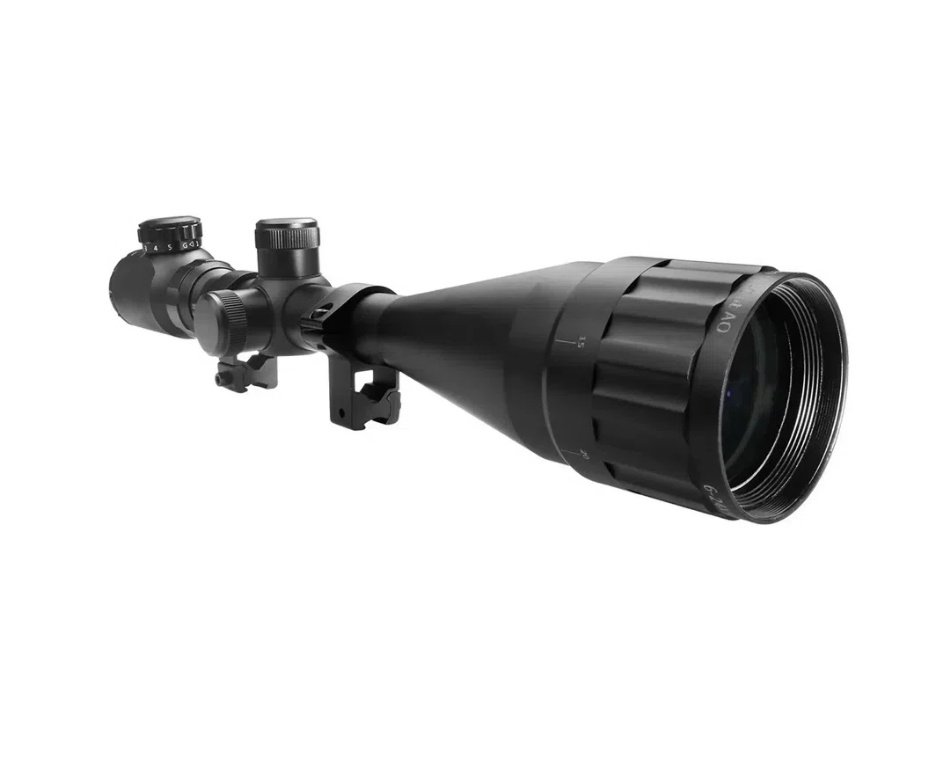 Carabina de Pressão PCP G850T 6.35mm Black - QGK + Case FXR + Luneta 6-24x50