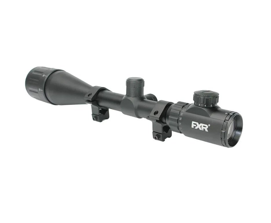 Carabina de Pressão PCP G850T 6.35mm Black - QGK + Case FXR + Luneta 4-16x50