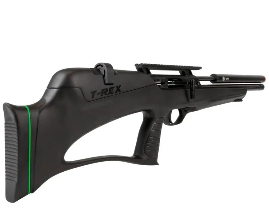 Carabina PCP Rossi T-REX Bull Pup 6,35mm Big Bore - Rossi + Bipe + Chumbo + Luneta 6-24x50 + Chama Pássaro