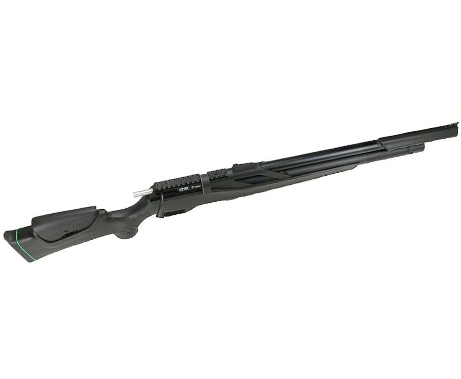Carabina de Pressão PCP Artemis Montecarlo T-REX 5.5mm com Válvula Reguladora - FXR + Bipe + Chumbo + Luneta 6-24x50 + Chama Pássaro