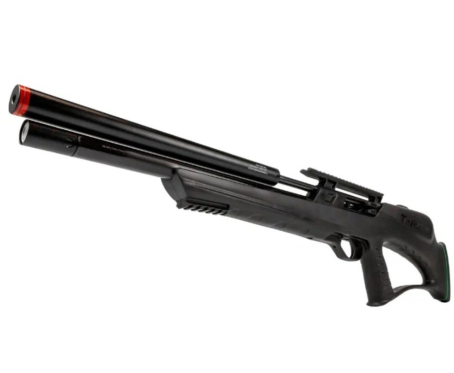 Carabina de Pressão PCP Artemis T-REX Bullpup 5,5mm com Válvula Reguladora  - Fixxar + Bipe + Chumbo + Luneta 6-24x50 + Chama Pássaro