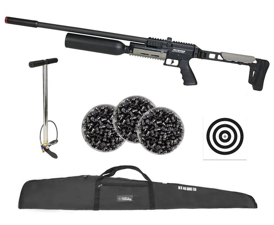 Carabina PCP Artemis AP1000B HC Nomad 5,5mm - FXR Artemis + Capa + Bomba + Alvos + Chumbos