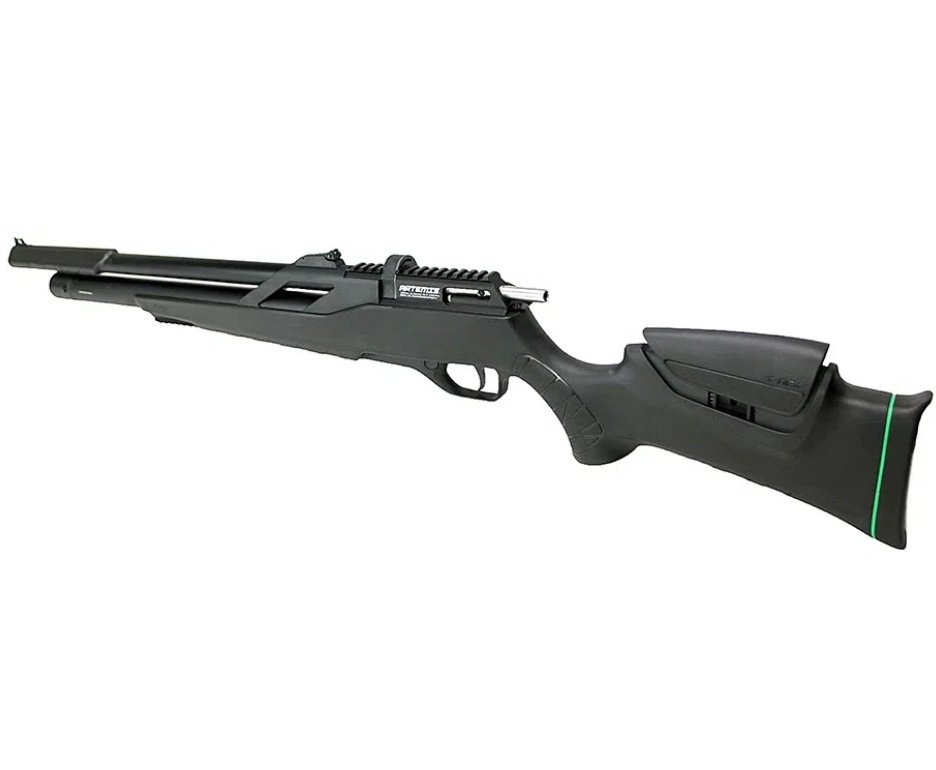 Carabina de Pressão PCP Artemis Montecarlo T-REX 5.5mm com Válvula Reguladora - FXR + Bomba + Capa + Chumbos + Alvos