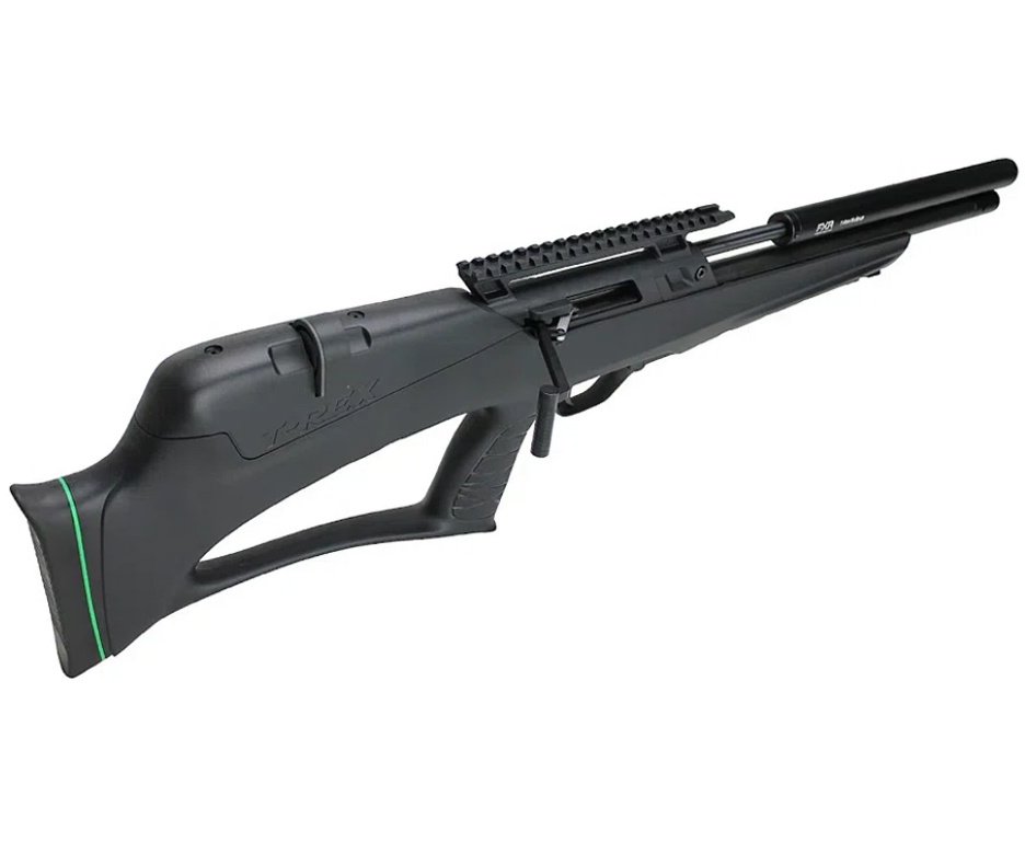 Carabina de Pressão PCP Artemis T-REX Bullpup 5,5mm com Válvula Reguladora - Fixxar + Bomba + Capa + Chumbos + Pistola de Pressão + BBS