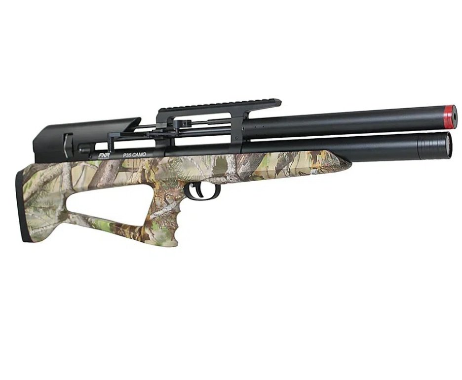 Carabina Pressão PCP P35 CAMO Artemis Bull PUP 5.5mm + Luneta 6-24x50 + Chumbos + Chama Pássaro
