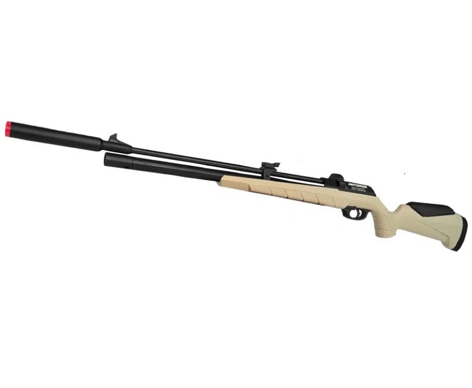 Carabina de Pressão Artemis PCP PR900T G3 Tan 5,5mm - FXR + Luneta 6-24x50 + Chumbo + Chama Pássaro