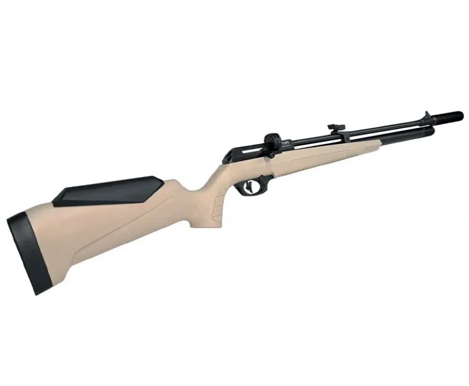 Carabina de Pressão Artemis PCP PR900T G3 Tan 5,5mm - FXR + Luneta 6-24x50 + Chumbo + Chama Pássaro