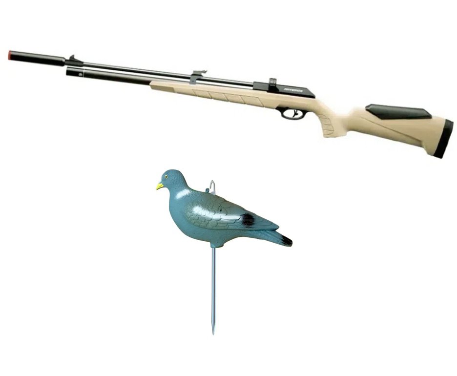 Carabina de Pressão Artemis PCP PR900T G3 Tan 5,5mm - FXR + Chama Pássaro