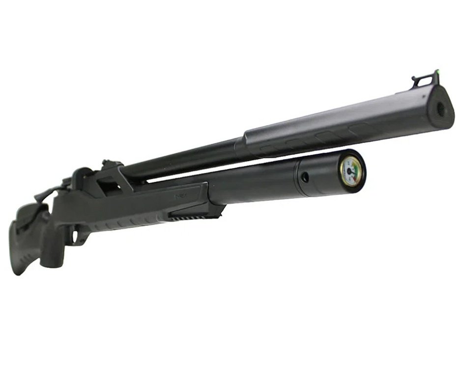 Carabina de Pressão PCP Artemis Montecarlo T-REX 5.5mm com Válvula Reguladora - FXR + Bomba + Capa + Chumbos + Pistola de Pressão + BBS