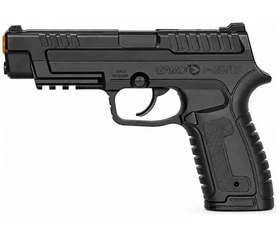 Pistola Gamo P-430 Dual Fuel CO2 4,5mm dispara Chumbinhos e BBs + Co2 + Chumbinho + BBS