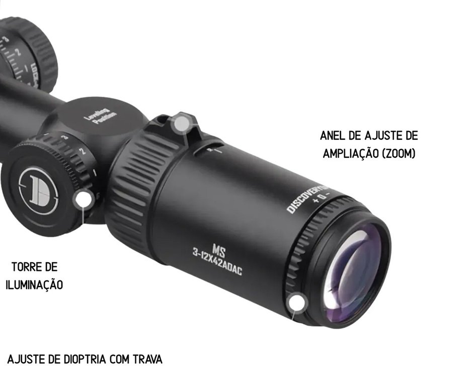 Luneta Discovery MS 3-12X42 AOAC