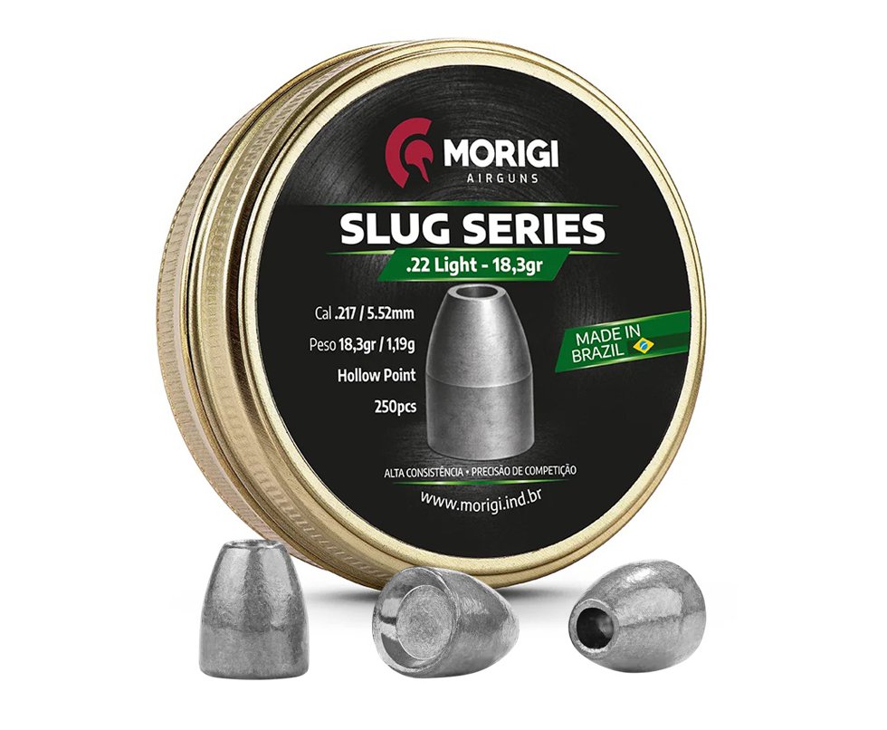 Chumbinho Morigi Slug 5,5mm 18,3 GR - 250un