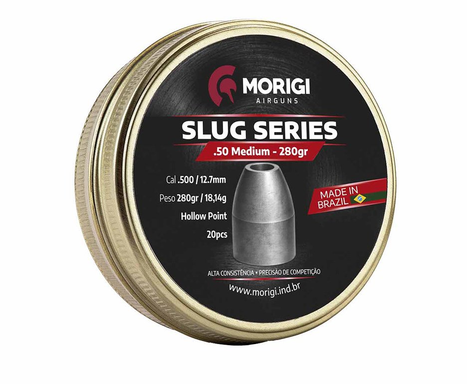 Chumbinho Morigi Slug 12,7 mm/.50 280gr - 20 un