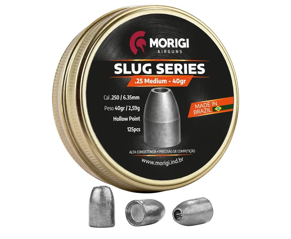 Chumbinho Morigi Slug 6,35mm 45 GR - 125un