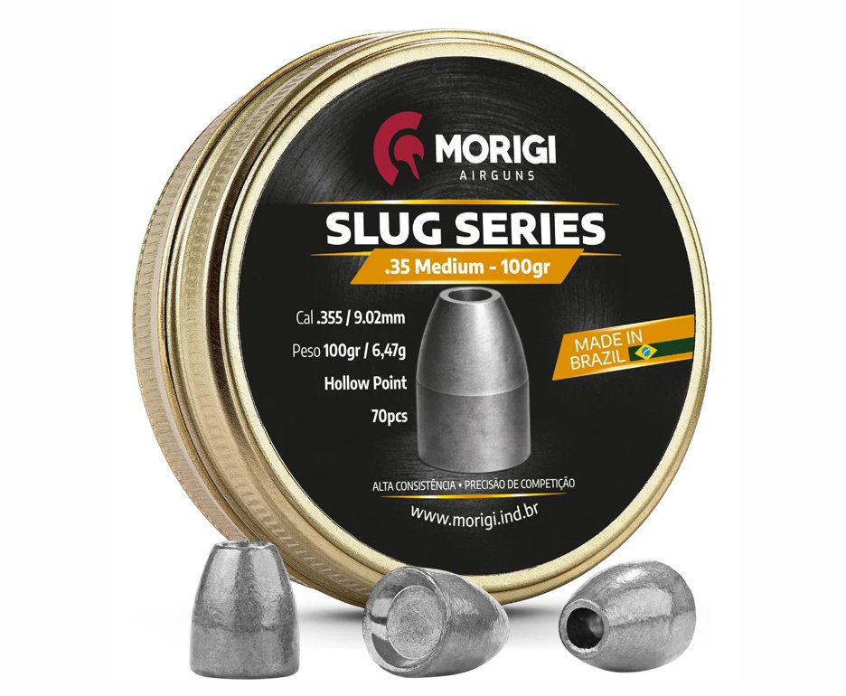 Chumbinho Morigi Slug 9mm 100 GR - 70un