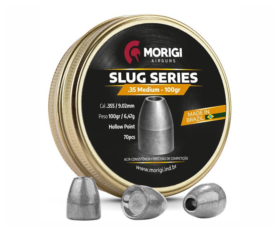 Chumbinho Morigi Slug 9mm 100 GR - 70un