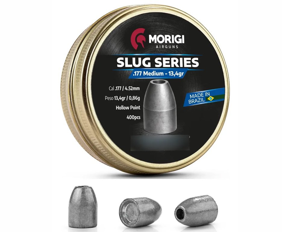 Chumbinho Morigi Slug 4,5mm 13,4 GR - 400un